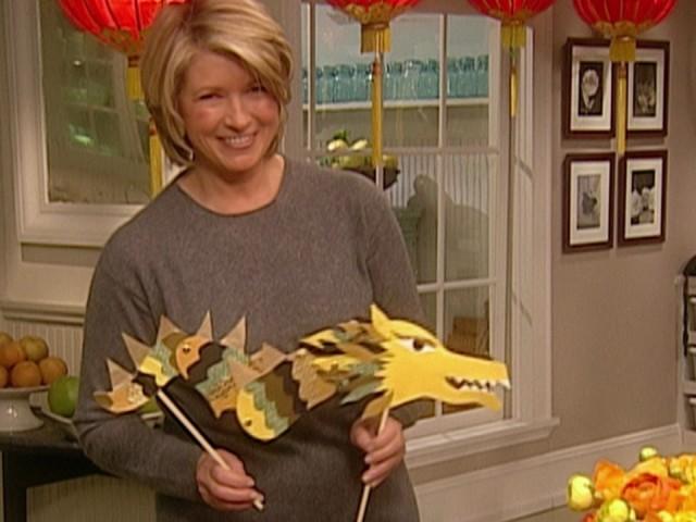 Lunar New Year: Paper Dragon; Chicken and Celery