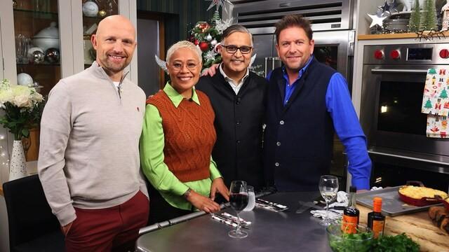 Monica Galetti, Atul Kochhar Matt Dawson and Nicola Lando