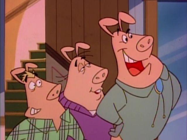 The Three Pink Porkers