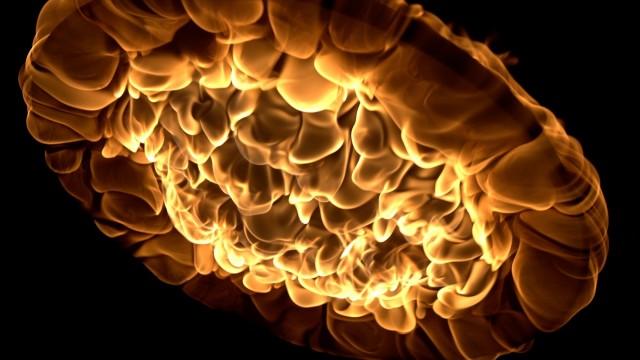 Filming Fire from Underneath in Slow Mo