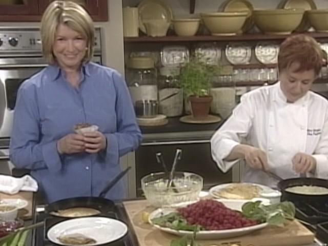 Summer Fruit Show: Crepes; Fruit Wraps; Plum Tart