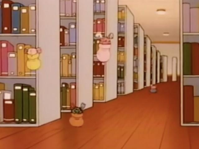 Popple Panic at the Library