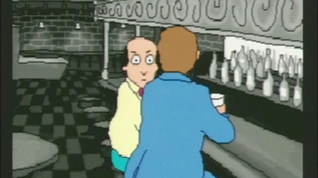 Dr. Katz and Stanley at the Bar