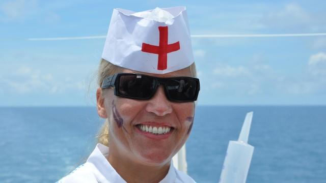 Äquatortaufe vor Malaysia