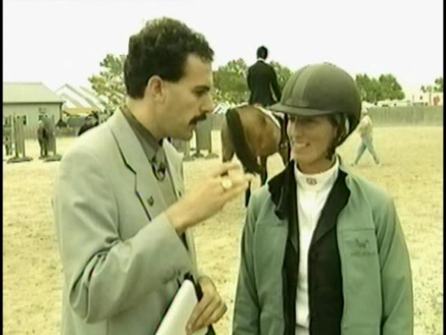 Borat at the Hampton Classic Horse Show