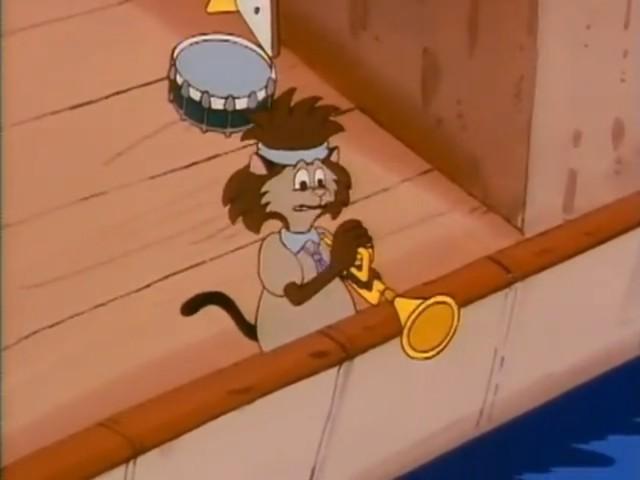 Young Cat with a Horn [Catillac Cats]