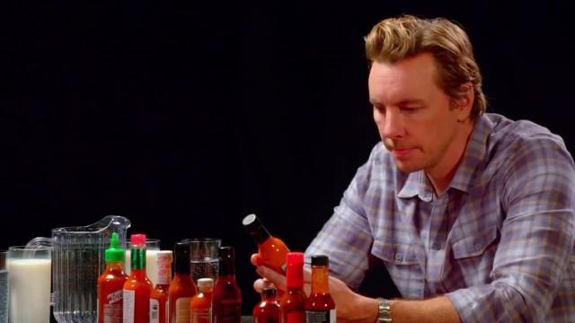 Dax Shepard Does Mental Math While Eating Spicy Wings