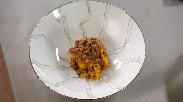 Tagliatelle With Hand-Chopped Ragù (Meat Sauce)