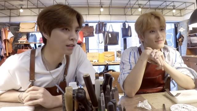 (J&M : M&J) Making Passport Wallet for each other