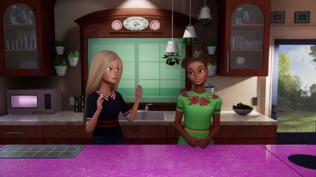 Barbie e Nikki in cucina