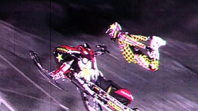 Daredevil on a Snowmobile