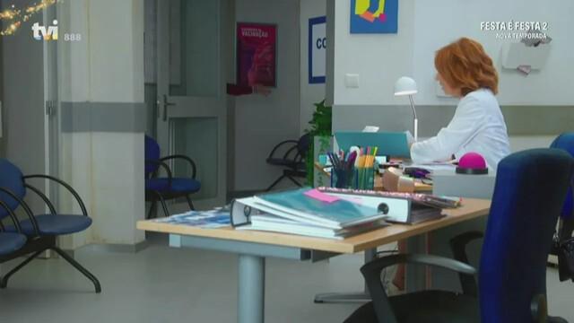 Isabel desconfortável com Rita