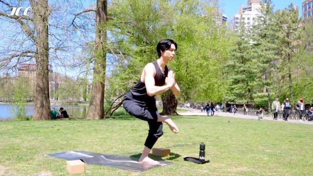 I'm gonna try yoga at Central Park