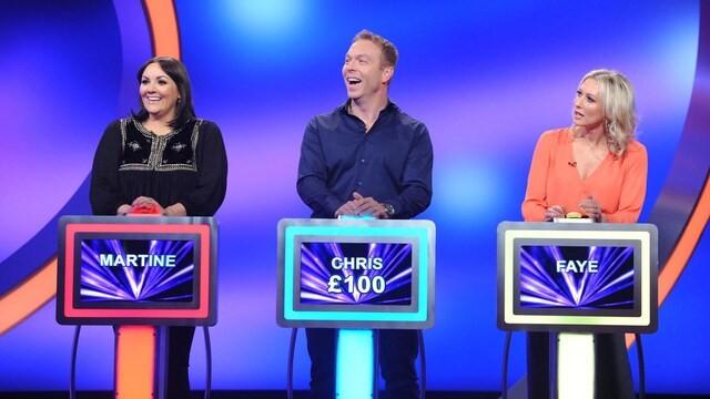 Sir Chris Hoy, Martine McCutcheon and Faye Tozer