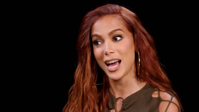 Anitta Lets It Fly While Eating Spicy Wings