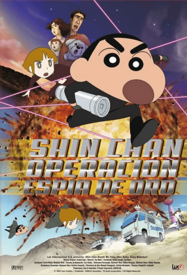 Shin Chan: Operación espía de oro