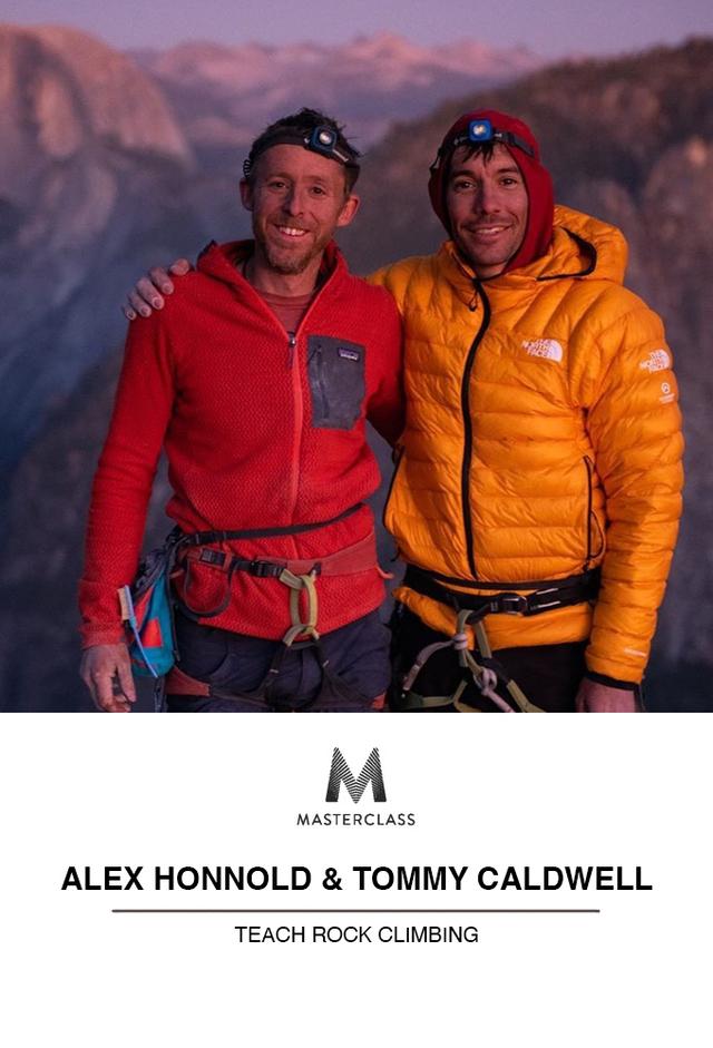 MasterClass: Alex Honnold & Tommy Caldwell Teach Rock Climbing